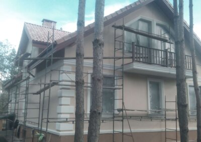 Утепления фасада дома пенопластом г Бровары