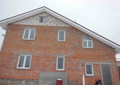 Утепления фасада дома пенопластом г Гостомель